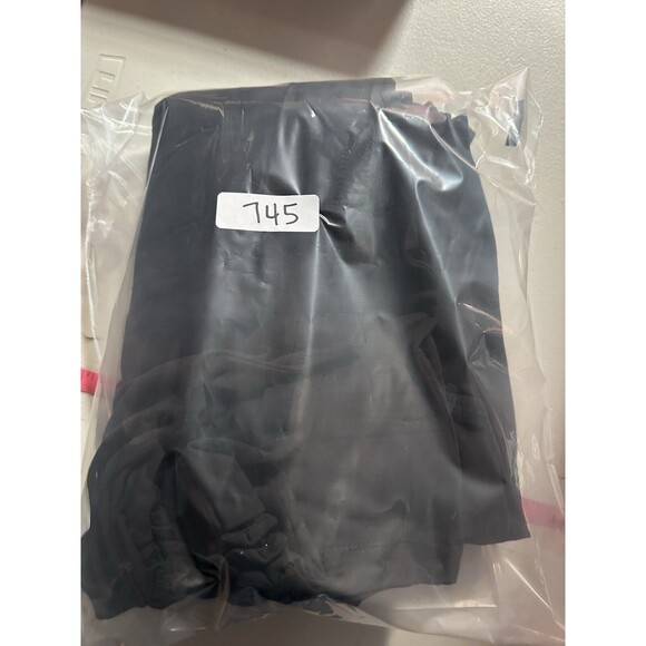 Max Studio Jumpsuit Womens Small Black Stretch Straight Leg Back Cutout Casual - Picture 14 of 14